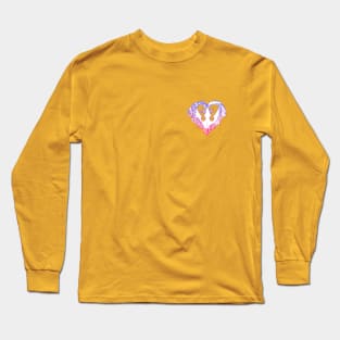 SoRiKai Heart--Pink and Blue Long Sleeve T-Shirt